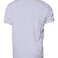 White DG Embroidery Cotton Crew Neck T-shirt