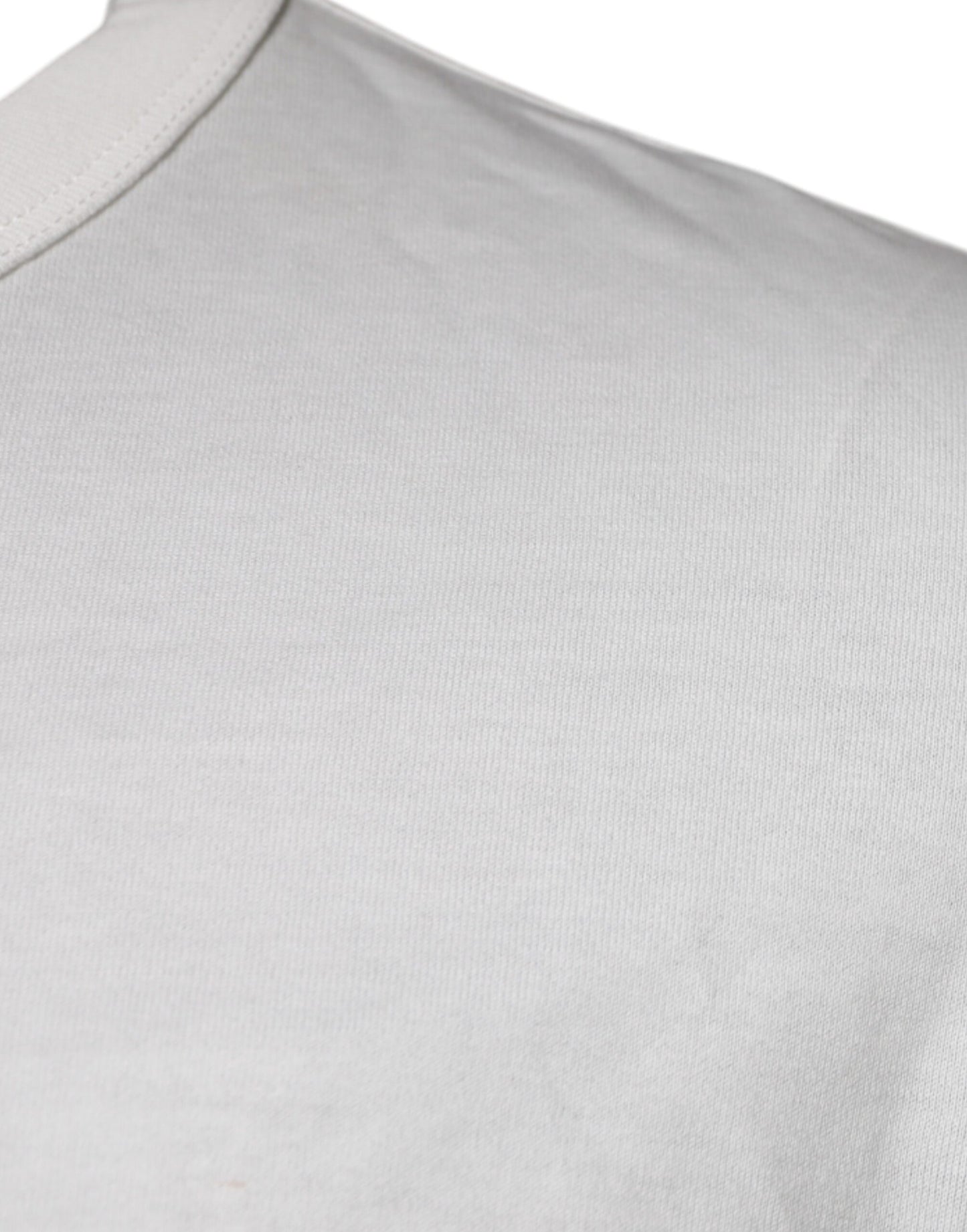 White DG Logo Cotton Crew Neck T-shirt