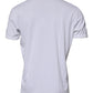 White Cotton Crew Neck Short Sleeves T-shirt