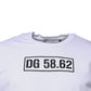 White DG Logo Cotton Crew Neck T-shirt