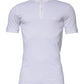 White Cotton Crown Collared Polo T-shirt