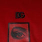 Red DG Eye Cotton Crew Neck T-shirt