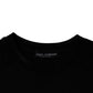 Black Crew Neck Short Sleeve T-shirt