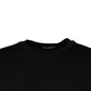 Black Crew Neck Short Sleeve T-shirt