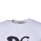 White DG Logo Cotton Crew Neck T-shirt