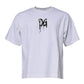 White DG Logo Cotton Crew Neck T-shirt