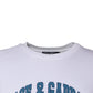 White DG Milano Cotton Crew Neck T-shirt