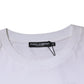 White DG Milano Cotton Crew Neck T-shirt