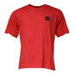 Red DG Logo Cotton Crew Neck T-shirt