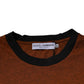 Brown DG Logo Cotton Crew Neck T-shirt