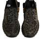 Gold Glitter Leopard Sorrento Sneakers Shoes