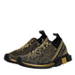 Gold Glitter Leopard Sorrento Sneakers Shoes