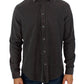 Chic Green Cotton Casual Men's Shirt