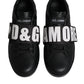 Black D&G AMORE Low Top Sneakers Shoes