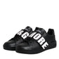 Black D&G AMORE Low Top Sneakers Shoes