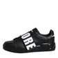 Black D&G AMORE Low Top Sneakers Shoes