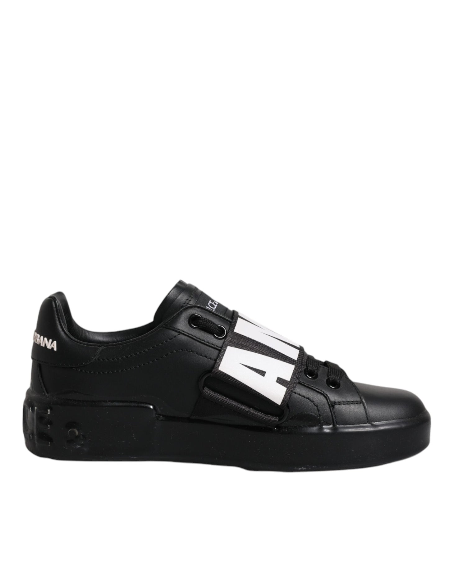 Black D&G AMORE Low Top Sneakers Shoes