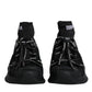 Black Sorrento Socks Logo Sneakers Shoes