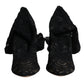 Black Stretch Socks Taormina Lace Boots Shoes