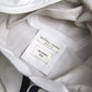 White Leather Men Waterproof Jacket Blouson