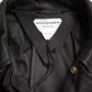 Black Leather Men Waterproof Trenchcoat Jacket