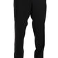 Elegant Black Wool Dress Pants