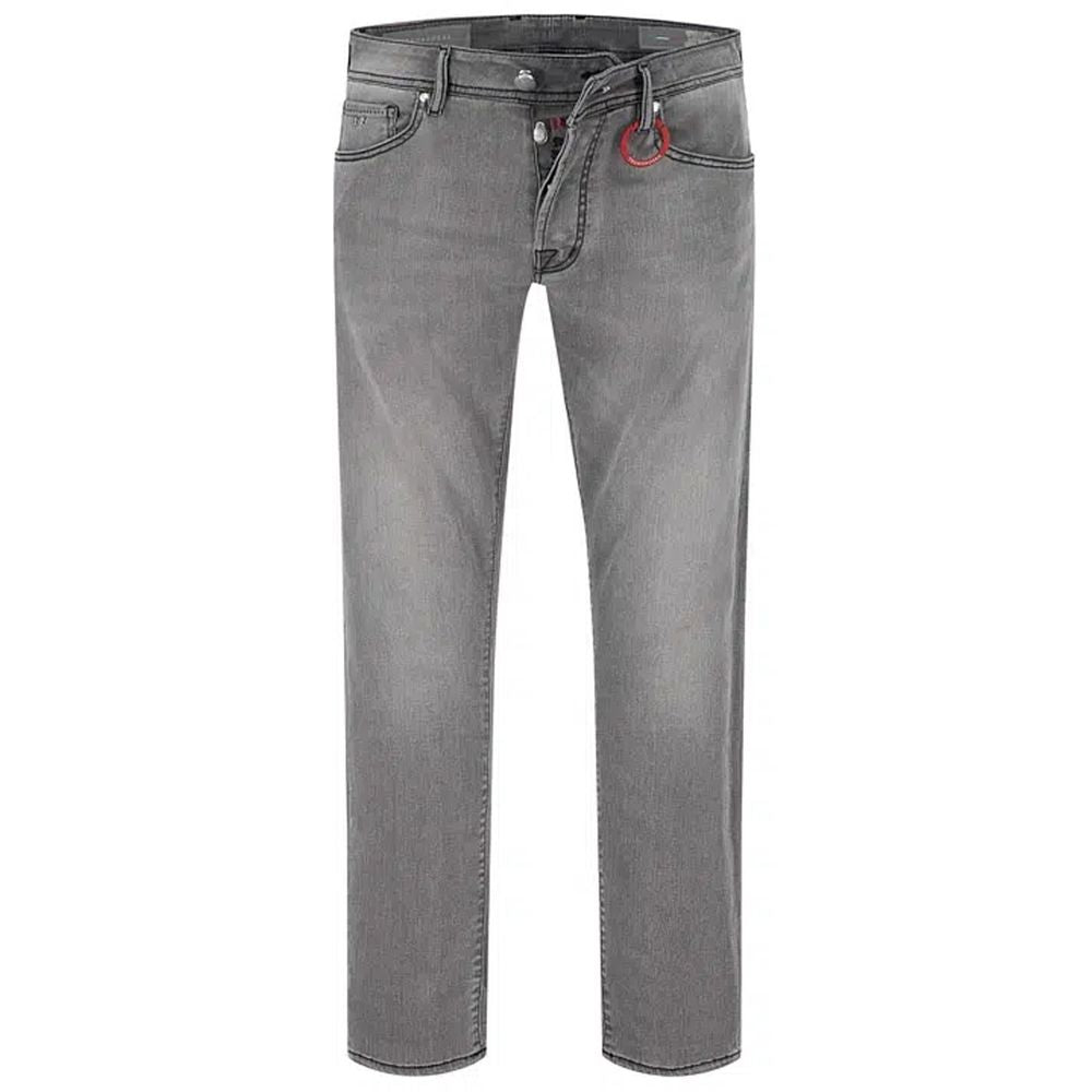 Gray Cotton Jeans & Pant