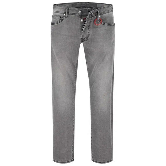 Gray Cotton Jeans & Pant