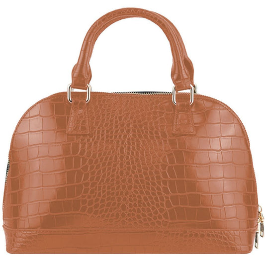 Brown Polyethylene Handbag