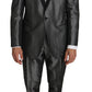 Elegant Gray Patterned Martini Suit