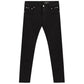 Black Cotton Jeans & Pant