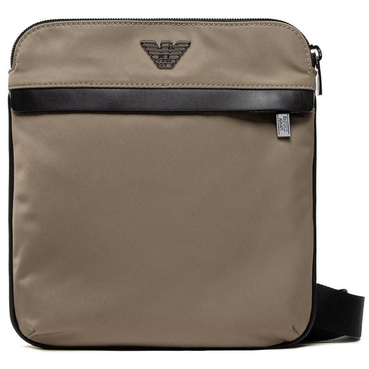 Beige Nylon Messenger Bag