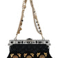 Black Tassel Gold Baroque Crystal Evening Clutch