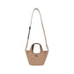 Beige Polyethylene Handbag