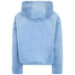 Light Blue Nylon Jackets & Coat