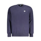 Blue Cotton Men Sweater