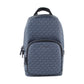 Cooper Medium Navy Signature PVC Sling Backpack