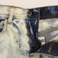 Blue D&G Cotton Washed Jeans Denim Shorts