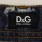 Blue D&G Cotton Washed Jeans Denim Shorts