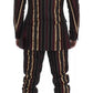 Multicolor Striped Runway 3 Piece Slim Fit Vest Suit