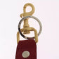 Multicolor Raffia Leather Clasp Finder Chain Keyring