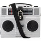 Silver Retro Radio Boombox Limited Edition Handmade Wood Bag