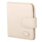 White Dauphine Leather Condom Case Holder Pocket Wallet