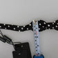 Black Polka Dots Adjustable Neck Bow Tie