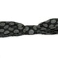 Black Silk Circles Men Necktie Bow Tie