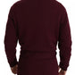 Bordeaux Cashmere Crown Cardigan Sweater