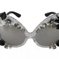 Transparent DG4292 Round Crystal Sunglasses