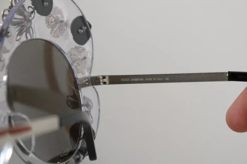 Transparent DG4292 Round Crystal Sunglasses