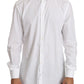 Elegant Slim Fit Dress Shirt in Pure White