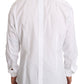 Elegant Slim Fit Dress Shirt in Pure White